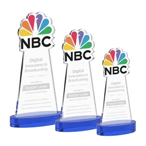 EdgeCraft Award on Alberton Base - Blue (via Air) | https://www.bestnamebadges.com