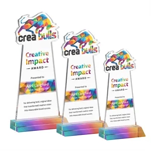 EdgeCraft VividPrint™ on Mitered Base-Prismatic (via Air) | https://www.bestnamebadges.com