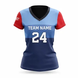 Full Color Women's Fanwear Jersey Spandex Sleeves & Shoulder