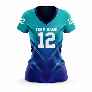 Women's Lightweight Sublimated Football Fanwear Jersey 140G