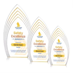 Turello VividPrint™ Award - Gold | https://www.bestnamebadges.com