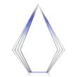 Brantley VividPrint™ Award - Blue | https://www.bestnamebadges.com