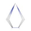 Brantley Award - Blue | https://www.bestnamebadges.com