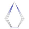 Brantley Award - Blue | https://www.bestnamebadges.com