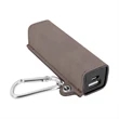 Leatherette 2200 mAh Power Bank w/ USB Cord | https://www.bestnamebadges.com