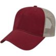 Washed Chino Twill & Ultra Soft Mesh Cap - Unstructured | https://www.bestnamebadges.com