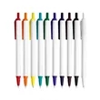 Union Printed - Alice Stick Click Pen with Clip  | https://www.bestnamebadges.com