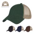Washed Cotton Mesh Back Trucker Cap | https://www.bestnamebadges.com