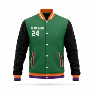 Unisex Sublimated Double Layer Varsity Jacket