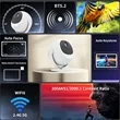 Home Theater & Small Gathering Spherical Portable Projector | https://www.bestnamebadges.com
