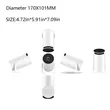 Compact Cylinder-Shaped Projector for Home & Outdoor Use | https://www.bestnamebadges.com