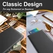 Leather Check Presenters and Card Holder | https://www.bestnamebadges.com