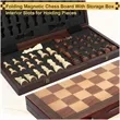 15'' Magnetic Folding Chess Set | https://www.bestnamebadges.com