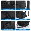Molle System Tactical Military Backpack with Shoe Storage | https://www.bestnamebadges.com