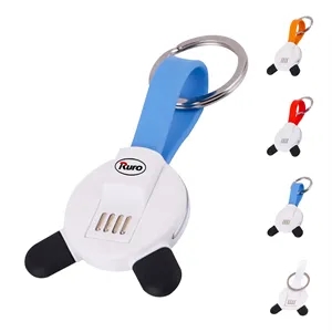 3 in 1 Portable Charging Cable W/ Key Ring