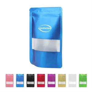 Aluminum Foil Stand Up Ziplock Food Packaging Bag 4.7"x7.9"