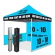 Custom 10x10 Canopy Tent with Logo for Outdoor Events | https://www.bestnamebadges.com