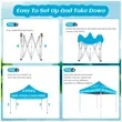 Custom 10x10 Canopy Tent with Logo for Outdoor Events | https://www.bestnamebadges.com