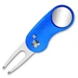 Metal Foldable Divot Tool With Pop-up Button | https://www.bestnamebadges.com