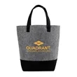 Abram RPET Felt Tote | https://www.bestnamebadges.com