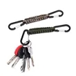 Paracord Keychain Carabiner Clip | https://www.bestnamebadges.com