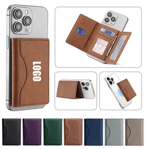 MagSafe Magnetic PU Leather Trifold Wallet