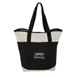Myrtle Natural Canvas Tote | https://www.bestnamebadges.com