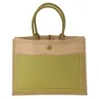 Camden Natural Jute Tote | https://www.bestnamebadges.com