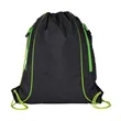 Seville Drawstring Bag w/ Color Accents | https://www.bestnamebadges.com