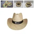 Custom Straw Cowboy Hats | https://www.bestnamebadges.com