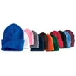 Yupoong Solid Acrylic Knit Cap With Cuffed Bottom - Dark/All | https://www.bestnamebadges.com