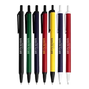 Union Printed - Alice Color Barrels Stick Click Pen w/ Clip