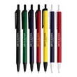 Union Printed - Alice Color Barrels Stick Click Pen w/ Clip | https://www.bestnamebadges.com