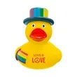 Rainbow Pride Rubber Duck | https://www.bestnamebadges.com