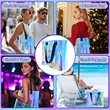 Holographic Clear PVC Tote Bag | https://www.bestnamebadges.com