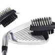 Golf Club Brush Cleaner Retractable Dual-Bristle | https://www.bestnamebadges.com