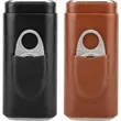 Leather Cigar Case with Cutter | https://www.bestnamebadges.com