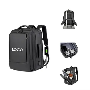 Computer backpack with USB charging port