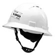 Full brim ventilated hard hat | https://www.bestnamebadges.com