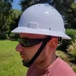 Full brim ventilated hard hat | https://www.bestnamebadges.com