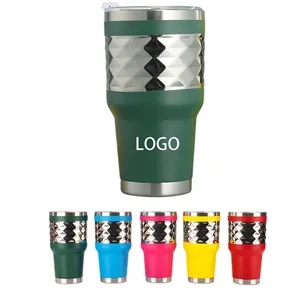 30oz Stainless Steel Tumbler with Lid