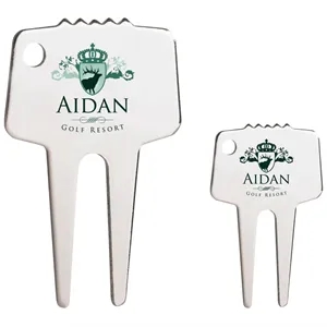 Silver-Tone Divot Repair Tool | https://www.bestnamebadges.com