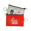 Coin Pouch W/Id Window & Split Ring | https://www.bestnamebadges.com