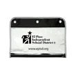 Zippered Portfolio Pouch W/Three Holes | https://www.bestnamebadges.com