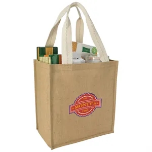 Good Value™ Jute Grocery Tote | https://www.bestnamebadges.com
