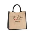 Jute Shopper | https://www.bestnamebadges.com