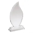 Fiamma II Large Crystal Flame Award | https://www.bestnamebadges.com