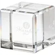 Quadrado Small Crystal Block | https://www.bestnamebadges.com