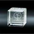 Quadrado Small Crystal Block | https://www.bestnamebadges.com