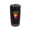 Color Splash Cork 20oz Stainless Steel Tumbler | https://www.bestnamebadges.com